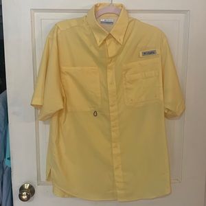 Yellow Performance Columbia PFG shirt